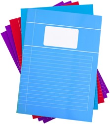 Schrift Verhaak Trend A4 lijn 80blz 60gr assorti