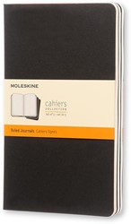 Schrift Moleskine 130x210mm lijn 160blz 70gr zwart