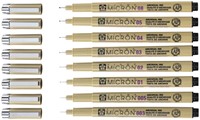 Fineliner Sakura Pigma Micron 003 0.15mm zwart-1