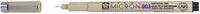 Fineliner Sakura Pigma Micron 003 0.15mm zwart-2