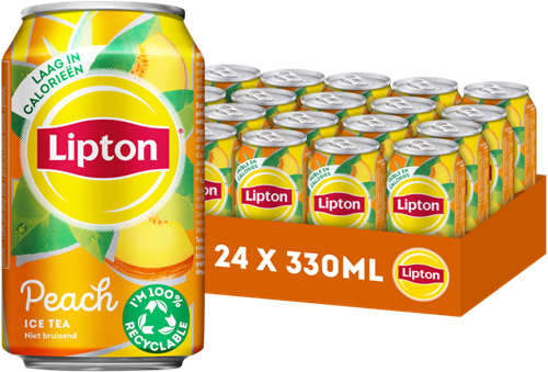Frisdrank Lipton Ice Tea peach blik 330ml