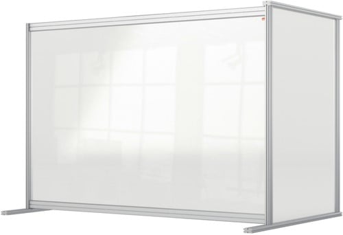Bureauscherm uitbreidingspaneel Nobo modulair transparant acryl 100x140cm