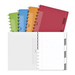 Schrift Adoc A4 ruit 4x8mm 144blz 90gr PP assorti
