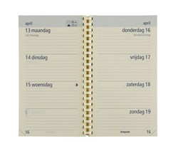 Agenda 2026 Brepols Optivision Pocket Palermo 7dagen/2pagina's zwart