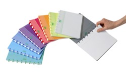 Schrift Adoc A5 ruit 4x8mm 144blz 90gr PP assorti