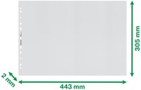 Showtas Leitz Recycle PP A3 11-gaats transparant 25 stuks-3