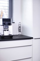 Stekkerdoos Brennenstuhl bureau Estilo 4 voudig inclusief 2 USB 2 meter wit/zilver-5