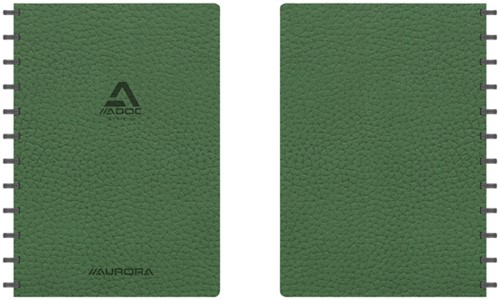 Schrift Adoc Business A4 ruit 5x5mm 144blz 90gr groen