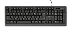 Toetsenbord Trust Primo QWERTY zwart