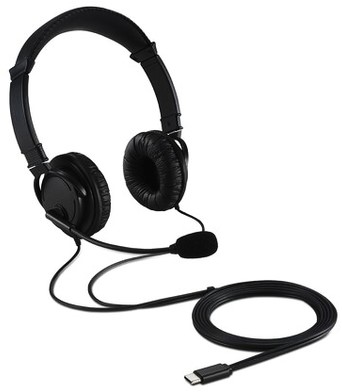 Headset Kensington USB-C Hi-Fi met microfoon zwart-2