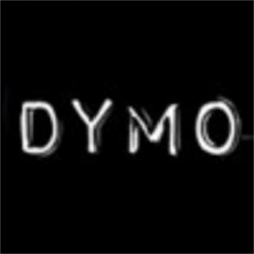 Reliëftape Dymo embossing plastic 9mm zwart op wit 3 stuks-2