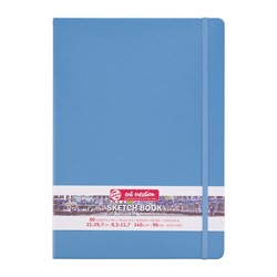 Schetsboek Talens Art Creation 80 witte vellen 140gr 210x300mm blauw