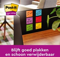 Memoblok Post-it 654 Super Sticky 76x76mm Boost 5 stuks-1