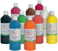 Plakkaatverf Qrea primair blauw 500ml-3