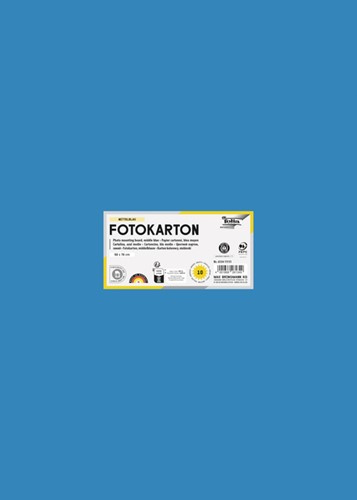 Fotokarton Folia 2-zijdig 50x70cm 300gr nr34 middenblauw