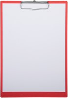 Klembord MAULbalance A4 staand versterkt 3mm karton rood-3