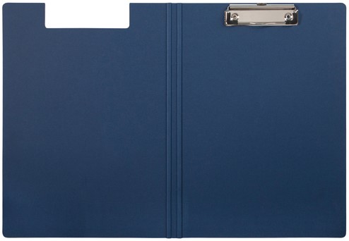 Klembordmap MAULbalance A4 versterkt karton rug 8mm blauw-3