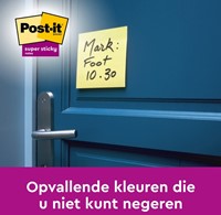 Memoblok Post-it 622 Super Sticky 47,6x47,6mm geel 12 stuks-3