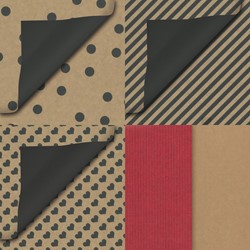 Cadeauzak Special Wrap kraft 12x19cm assorti