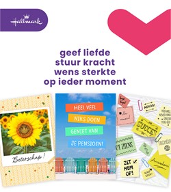 Wenskaart Hallmark Business Box zakelijke momenten A4 navulset à 8 stuks