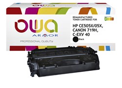 Tonercartridge OWA alternatief tbv HP CE505X zwart