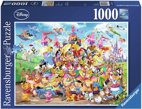 Puzzel Ravensburger Disney optocht 1000 stukjes