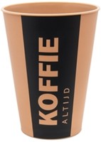 Beker IEZZY 180ml herbruikbaar Altijd Koffie 20 stuks bruin