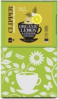 Thee Clipper infusion lemon & ginger bio 250 zakjes