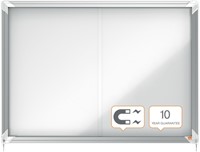 Binnenvitrine Nobo Premium Plus 8xA4 schuifdeur magnetisch-1