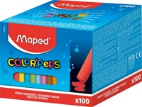 Schoolbordkrijt Maped Color'Peps assorti stofvrij-2