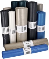 Afvalzak Cleaninq 65/25x140cm LDPE recycled T70 240L transparant-2