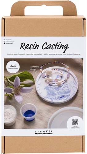 Hobbyset Creativ Company Hars Gieten dienblad met marmereffect