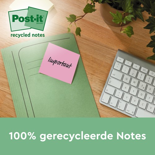 Memoblok 3M Post-it 622 RSS3COL 47.6x47.6mm assorti kleur 3 stuks-2
