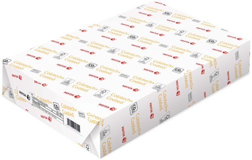 Laserpapier Xerox Colotech+ glossy coated A3 170gr wit 250vel