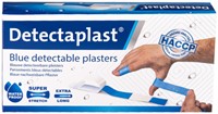 Waterafstotende blauwe pleister Detectaplast 180x20mm 100 stuks-2