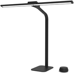 Bureaulamp Unilux Strata base led zwart