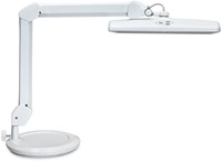 Werkpleklamp MAUL Intro LED dimbaar op voet wit
