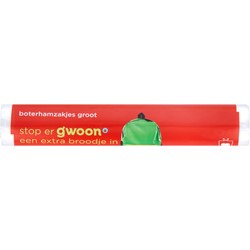 Boterhamzak G'woon 80 stuks