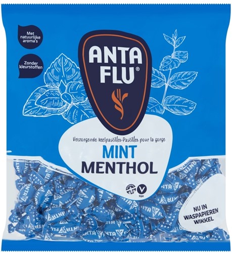 Keelpastilles Anta Flu mint zak 1 kilogram