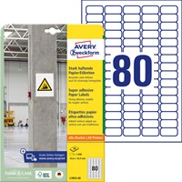 Etiket Avery L7872-20 35.6x16.9mm 1600 stuks-2