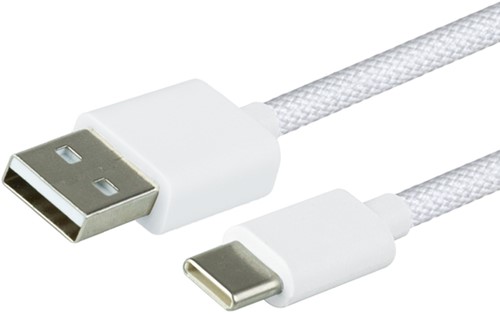 Kabel Green Mouse USB-A to USB-C data Woven 2m
