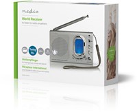 Wereldradio Nedis met wekker RDWR1000GY-4