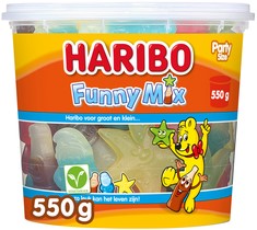 Snoep Haribo Funny Mix 550gr