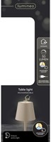 Tafellamp Lumineo led oplaadbaar steady binnen bruin-2