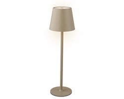 Tafellamp Lumineo led oplaadbaar steady binnen bruin