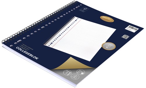 Collegeblok Multo A4 lijn 23 gaats 160 pagina's 90 gram