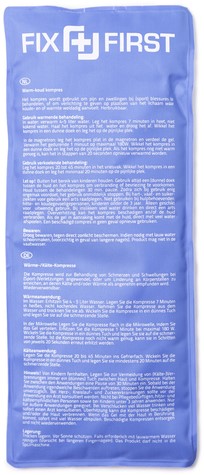 Koud-warm kompres FixFirst groot 12x29cm