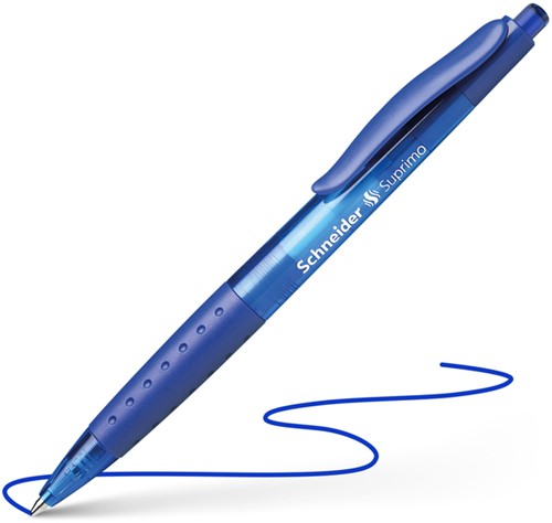 Balpen Schneider Suprimo medium blauw-2