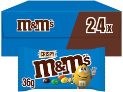 Snoep M&M Crispy doos 24 stuks