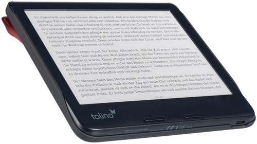 E-reader beschermhoes Tolino Vision 7 Origami rood-2